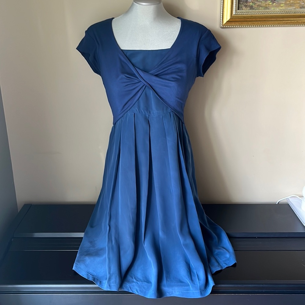 Blue Silk Dress from Tristan, size S